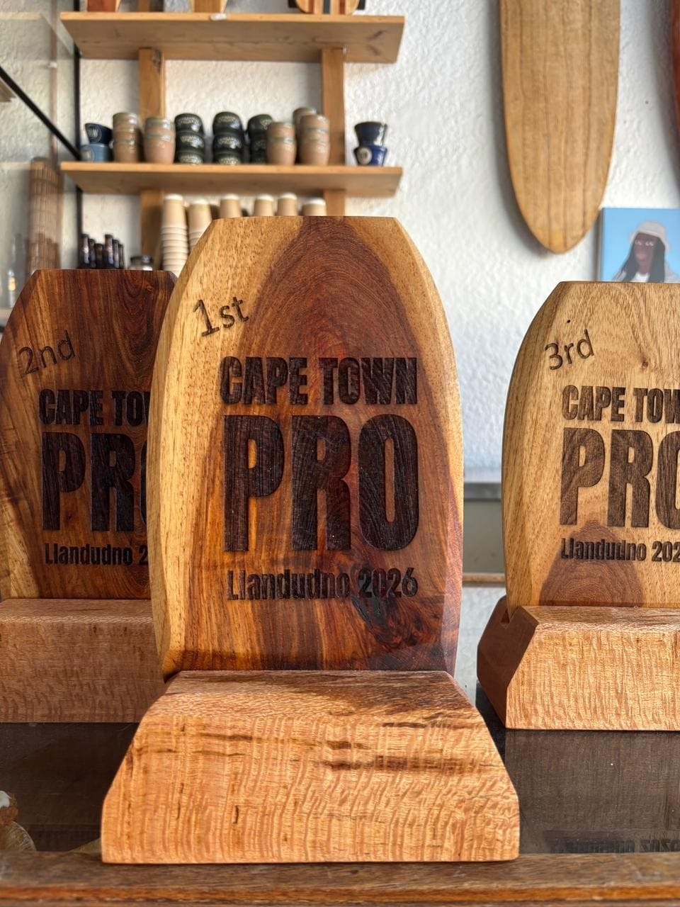 Custom laser-engraved piece with fine detail