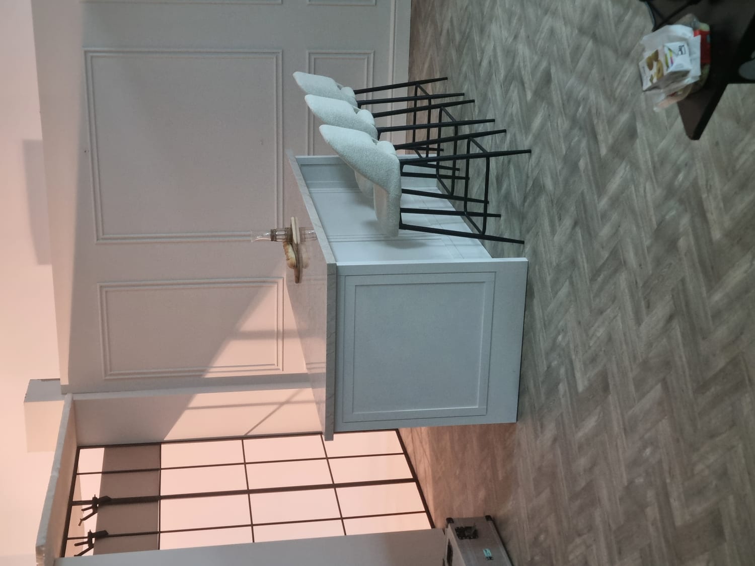 Custom-built shop display and set construction
